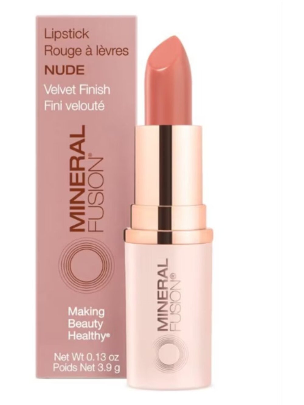 Mineral Fusion Nude Velvet Finish Lipstick